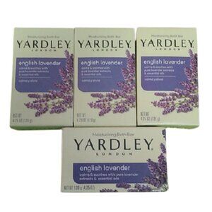 Yardley London English Lavender 4 Soap Bars